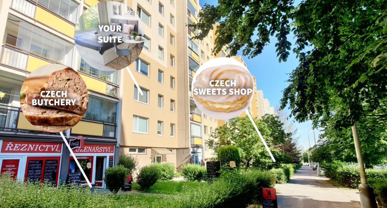 King Size Sunny Home 19 Minutes To Center Prague Ngoại thất bức ảnh